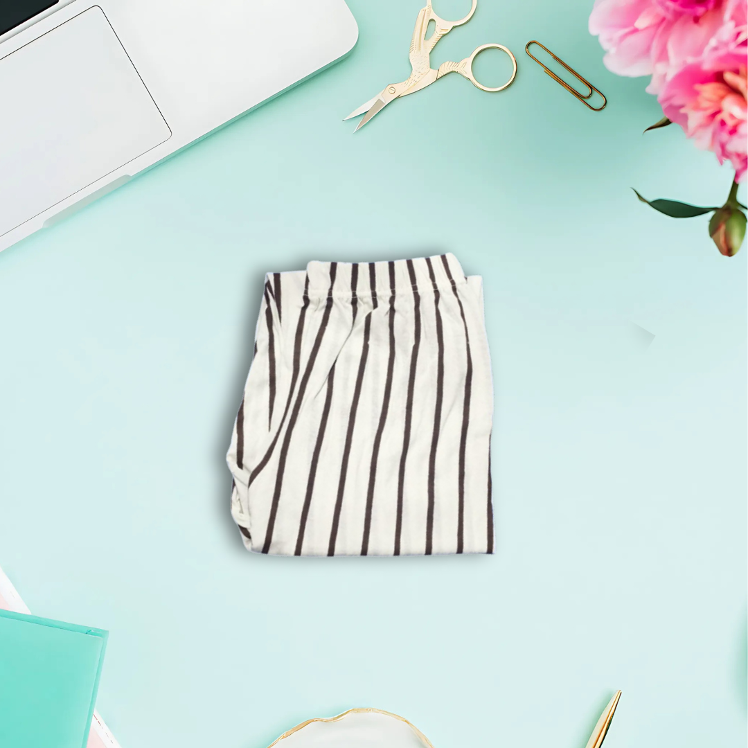 Cream Lining Soft Cotton Pajama For Women