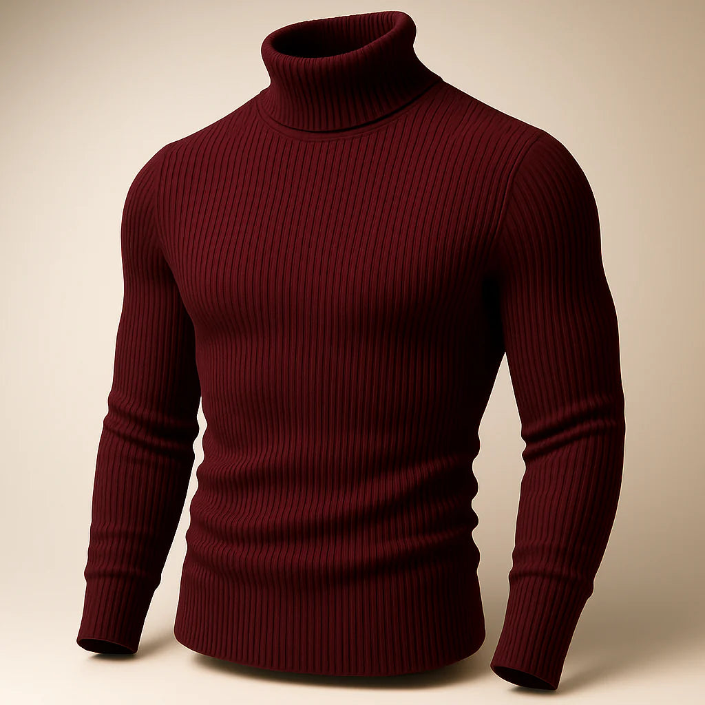 Maroon High Neck for Men's