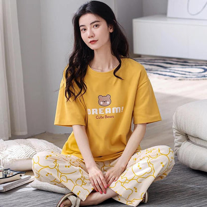 Dream Bear Printed Night Suit