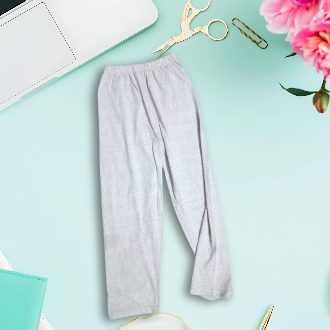 Simple Grey Soft Cotton Pajama For Women