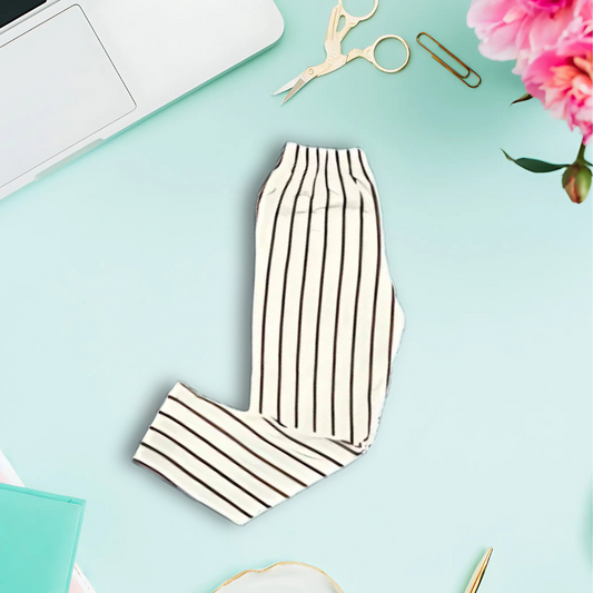 Cream Lining Soft Cotton Pajama For Women