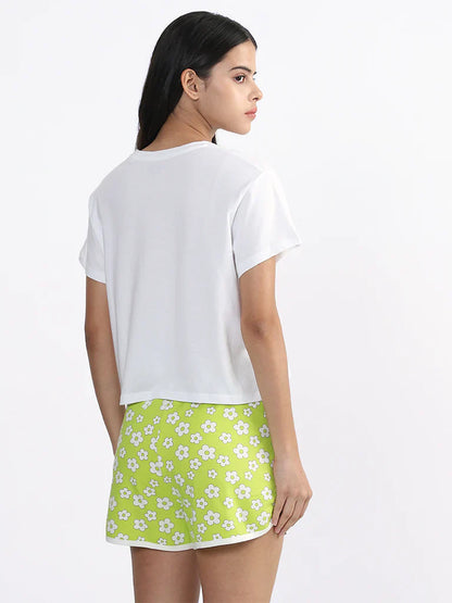 Gossip Printed T-Shirt with Short Night Suit