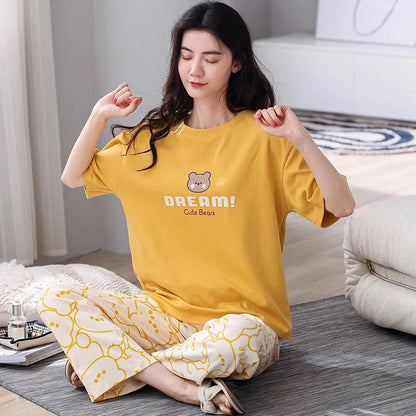 Dream Bear Printed Night Suit