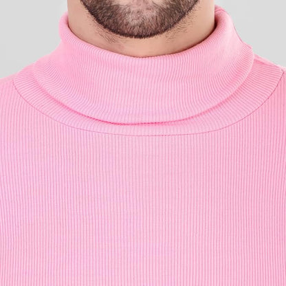 Pink High Neck for Men's
