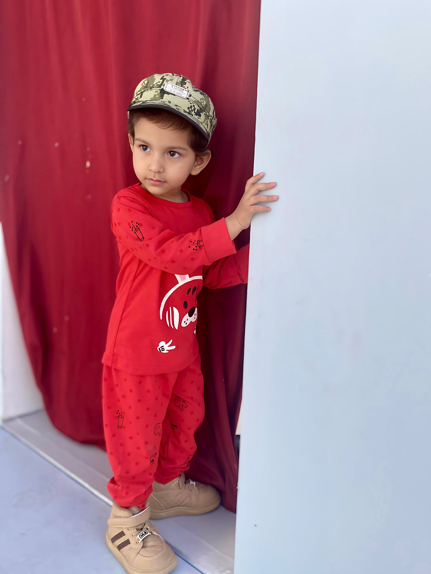 Red Rabbit Printed Kids Wear (Each)