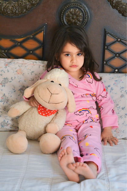 Pink Raimbow Printed Kids Wear (Each)