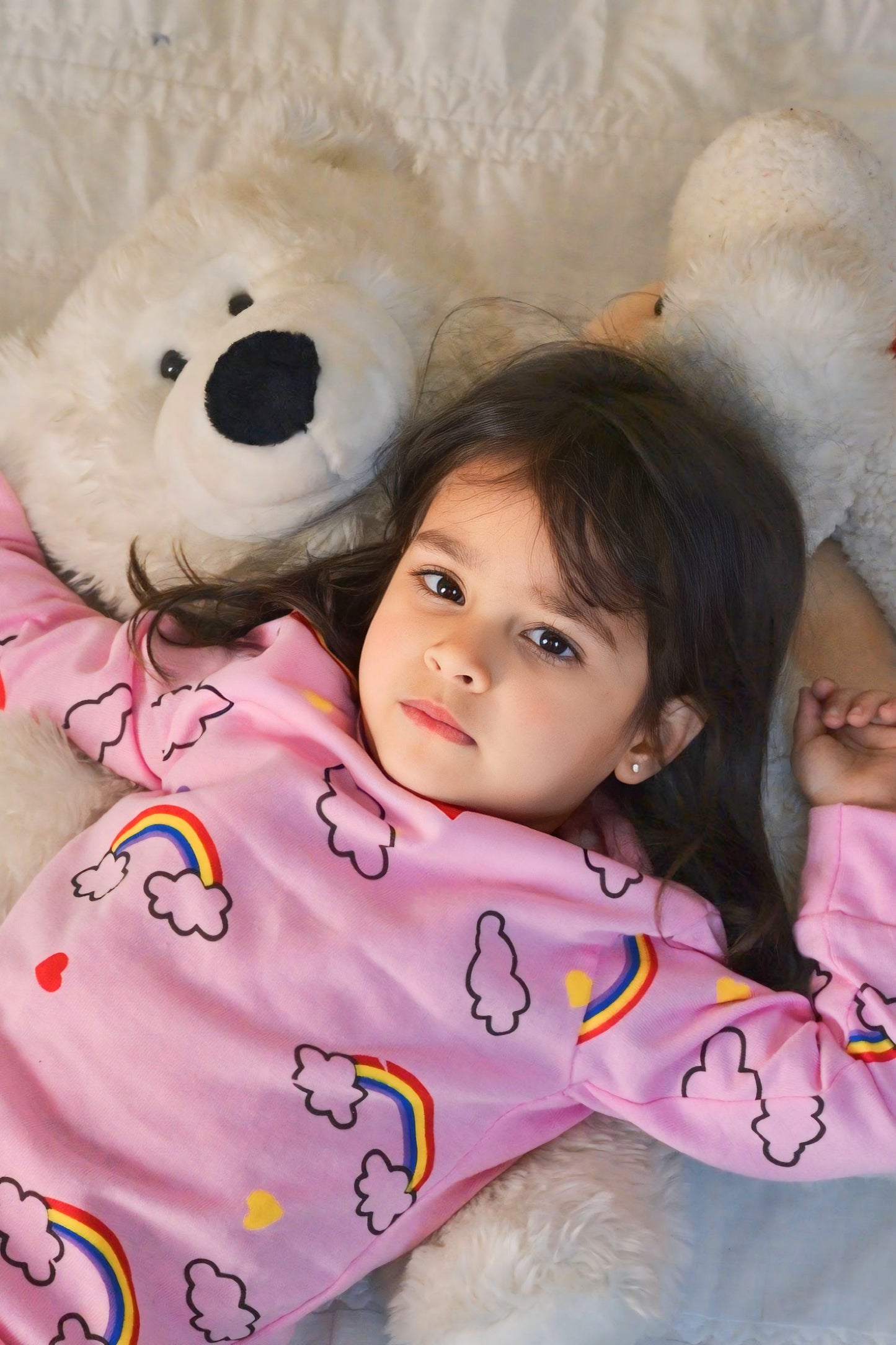Pink Raimbow Printed Kids Wear (Each)
