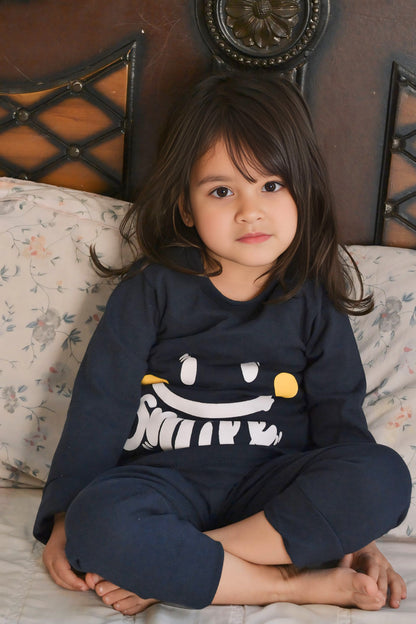Smiley Navy Blue Kids Wear (Each)