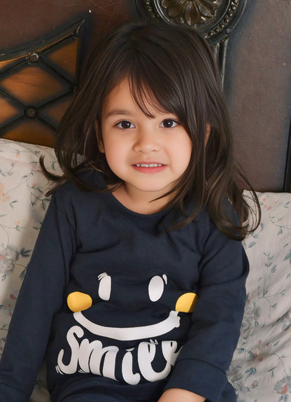 Smiley Navy Blue Kids Wear (Each)