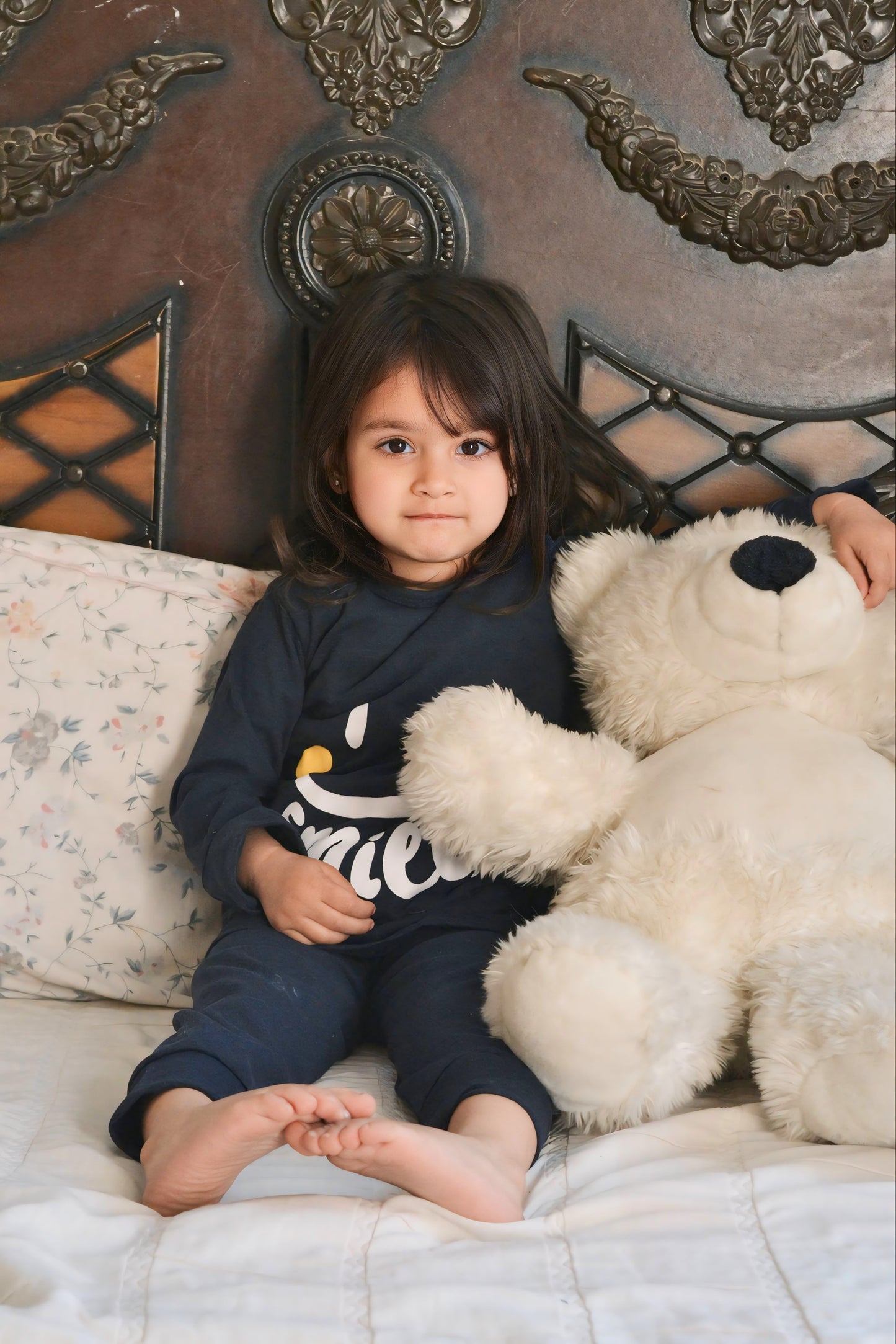 Smiley Navy Blue Kids Wear (Each)