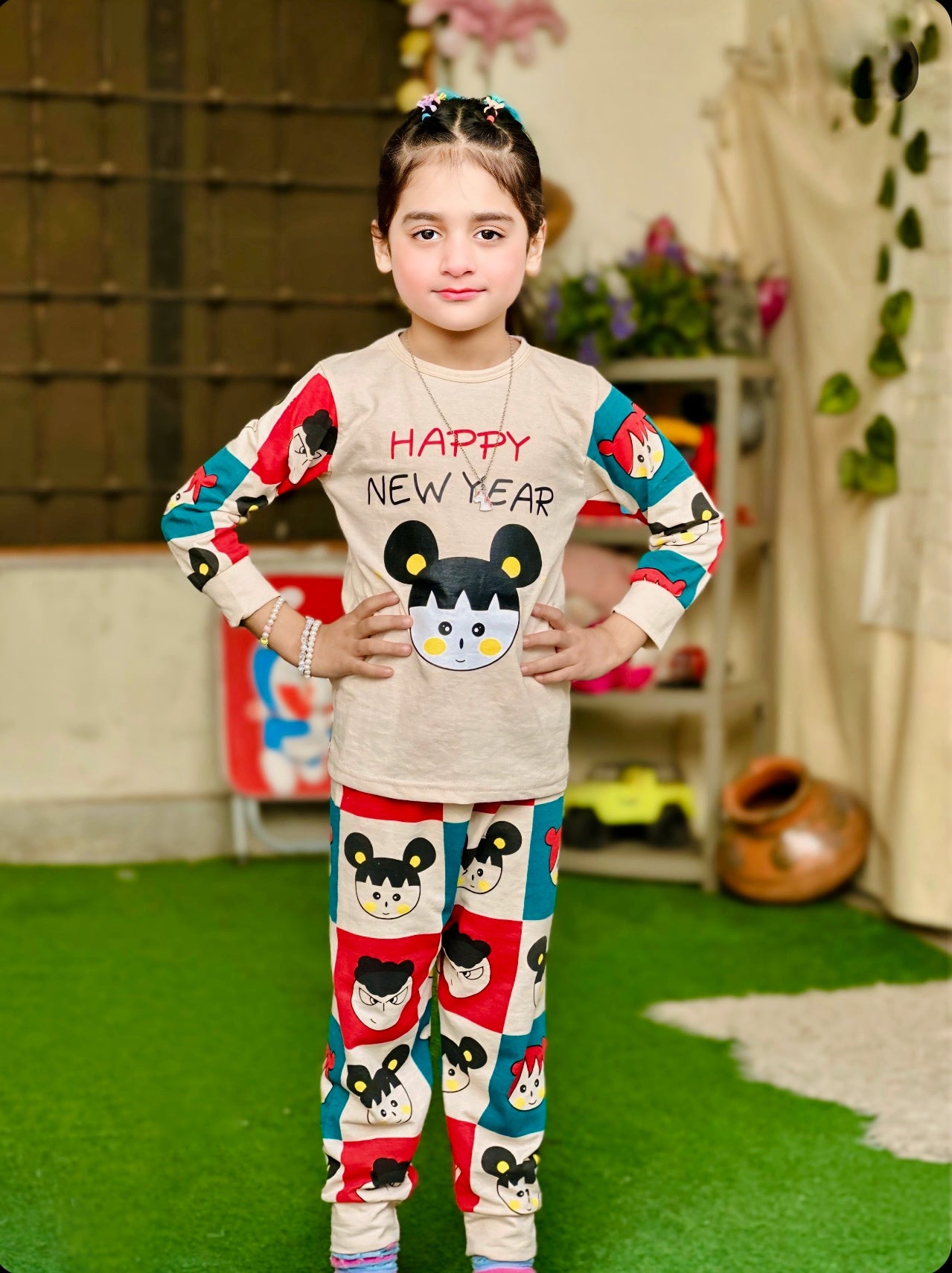 Happy New Year Printed Kids Wear (Each)