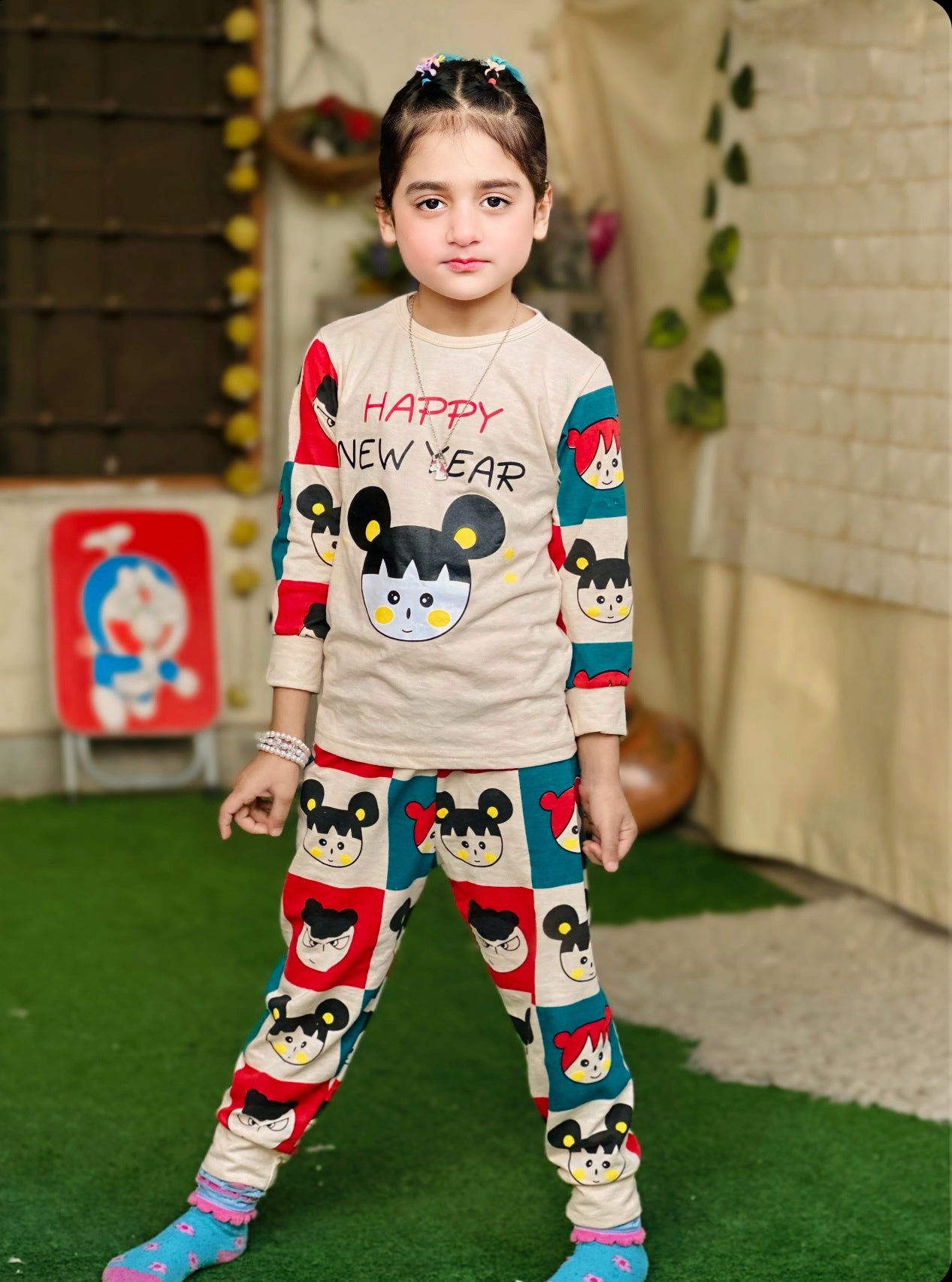 Happy New Year Printed Kids Wear (Each)