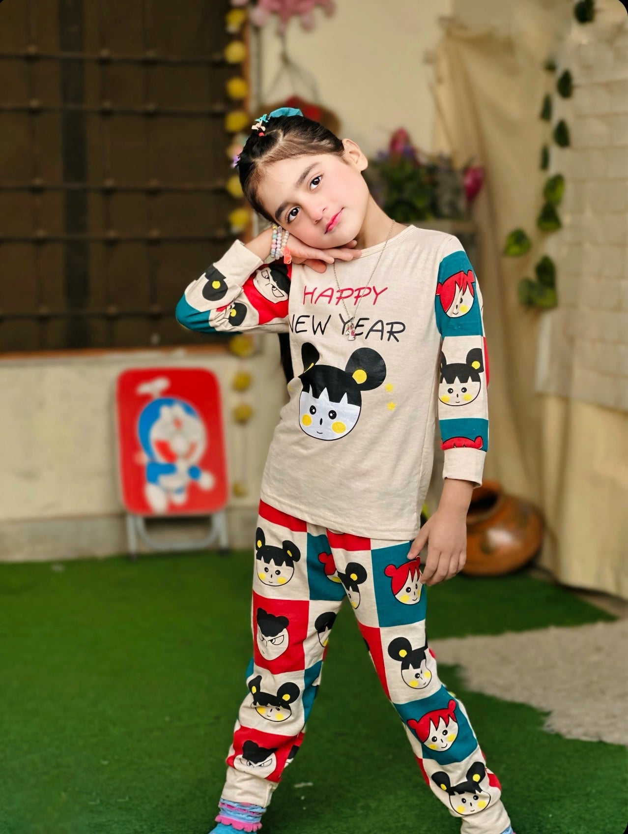 Happy New Year Printed Kids Wear (Each)