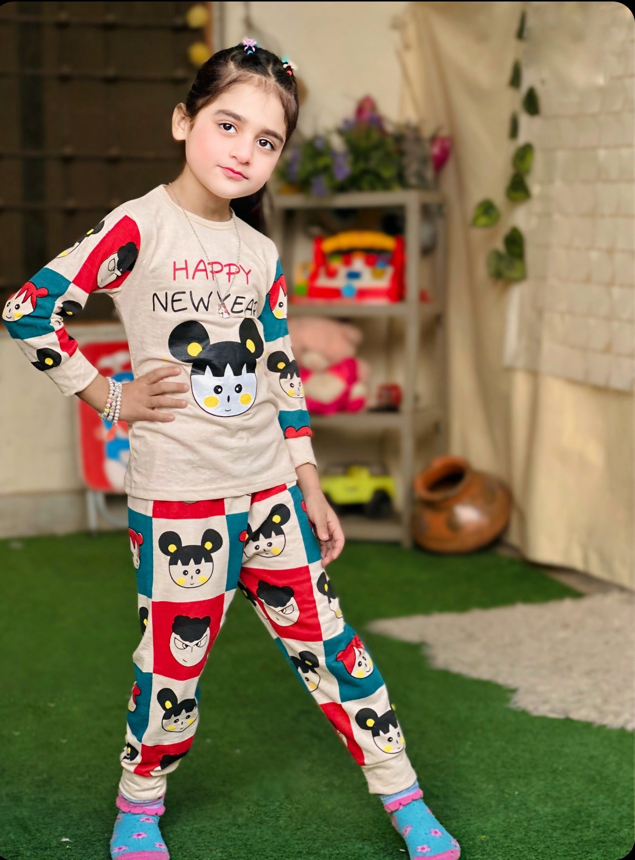 Happy New Year Printed Kids Wear (Each)