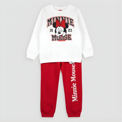 Minnie Mouse Printed Fleece Winter Suit For Winter