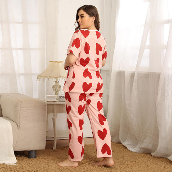 Pink Dilber Printed  Night Suit