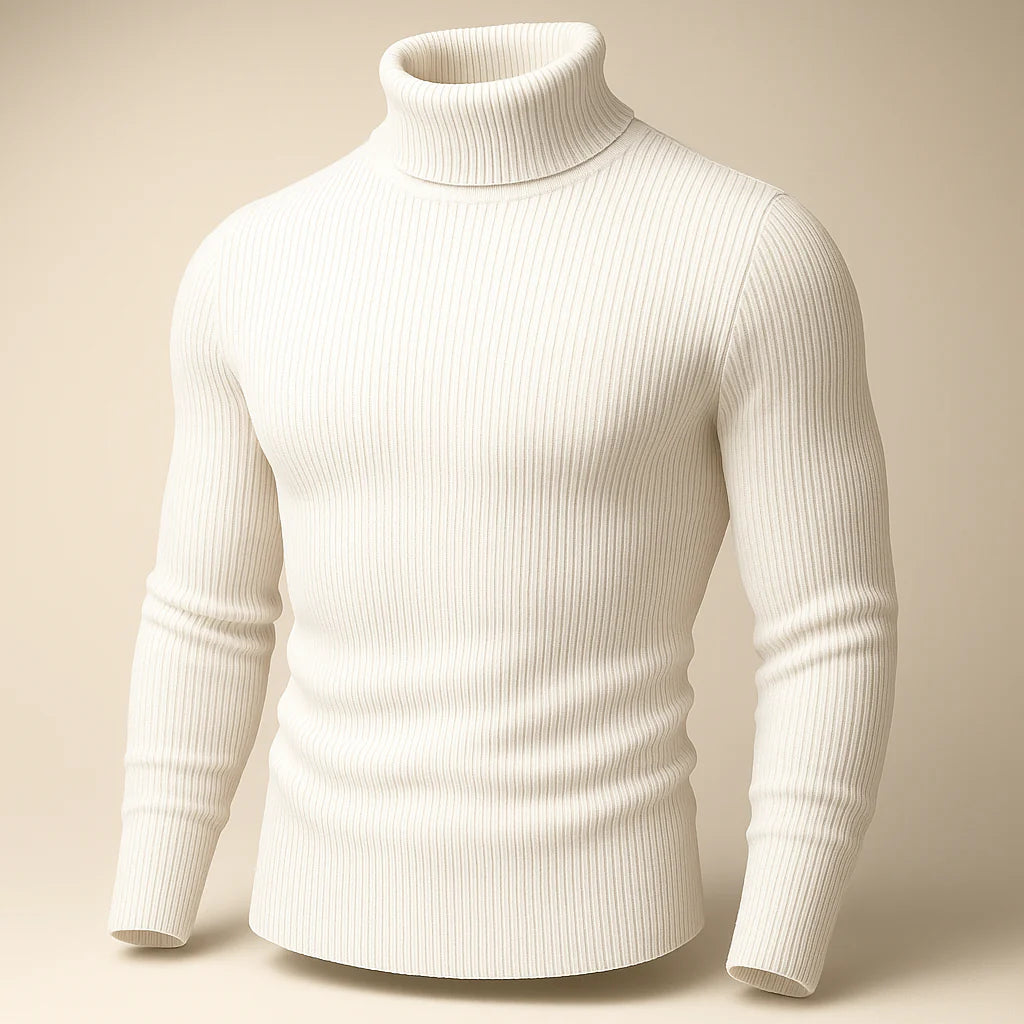 White High Neck for Men's