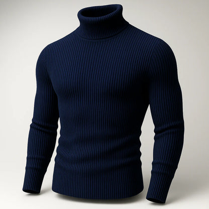 Navy Blue High Neck for Men's